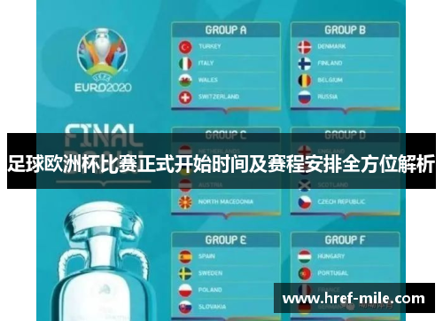 足球欧洲杯比赛正式开始时间及赛程安排全方位解析